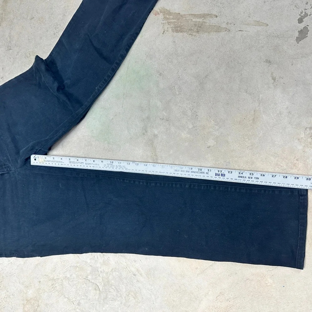 LRL Lauren Ralph Lauren Modern Straight Curvy Jeans Size 16 Black Dark Wash